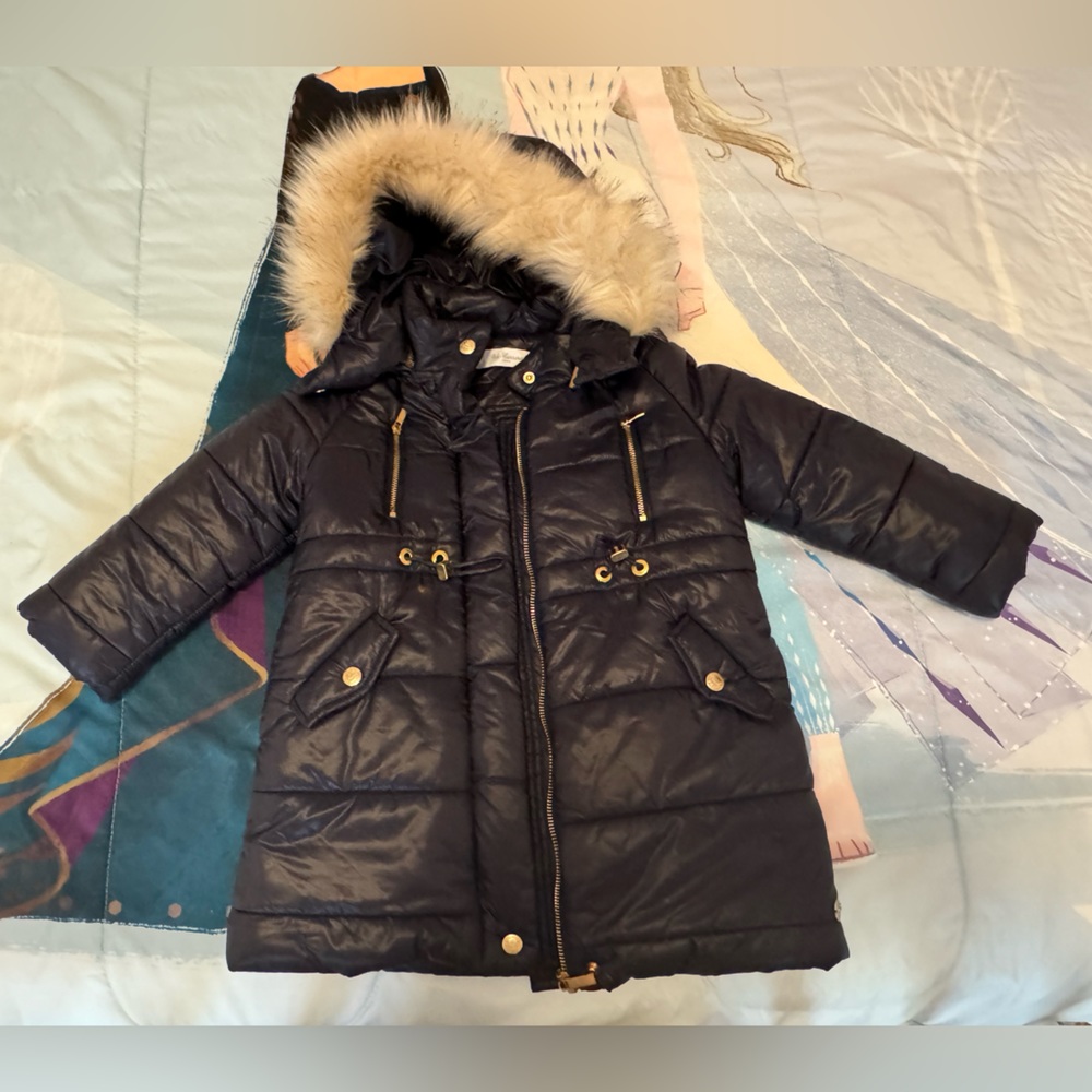 Pili Carrera - Parka Coat - full length with faux fur hood